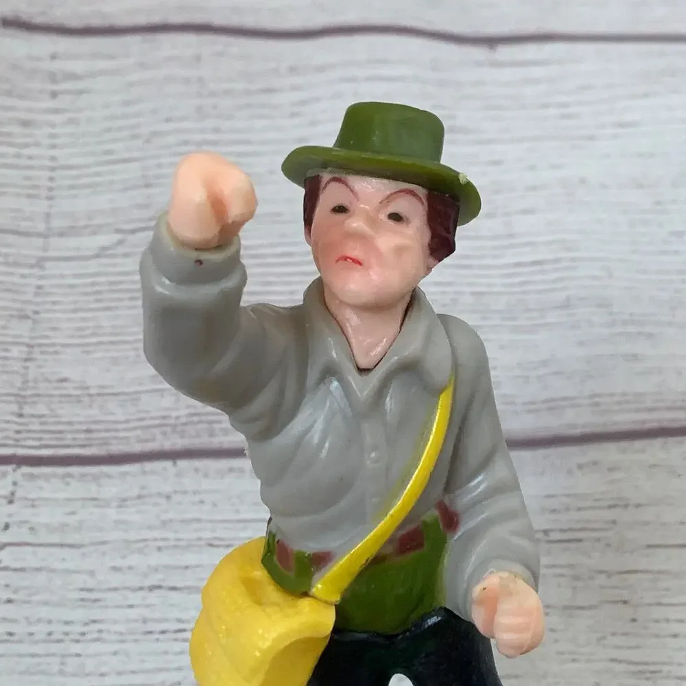 Vintage 1978 Wilton Fishy Situation Fisherman Cake Topper Figurine 5.25”H